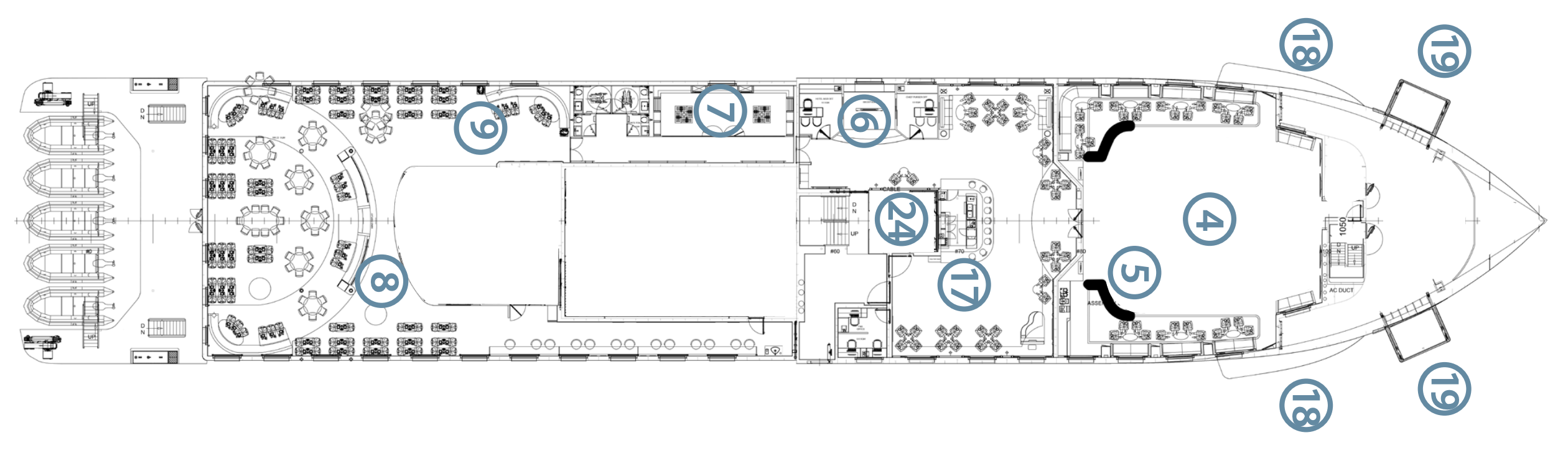Aurora Expeditions Greg Mortimer Deck Plans Deck 5.png